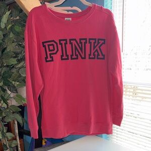 PINK Victoria's Secret Bold Red Sweatshirt